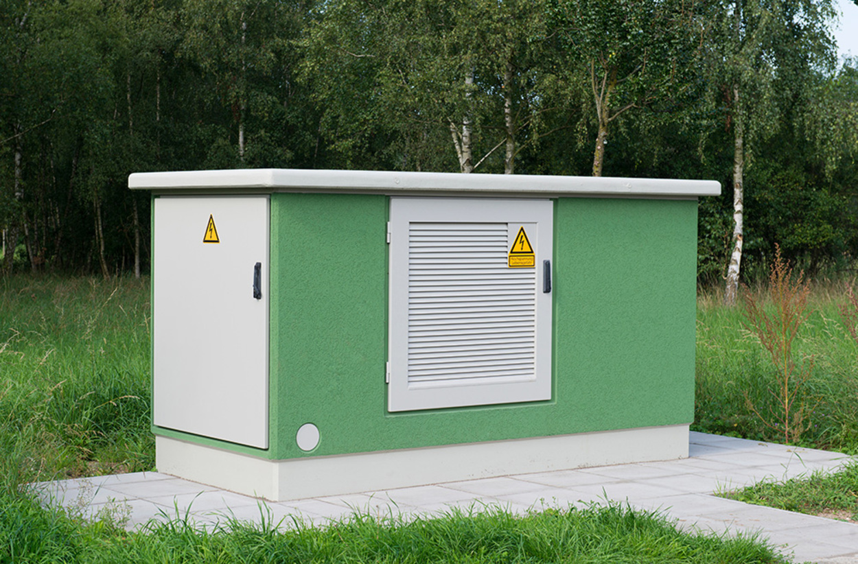 Trafo­stationen bei Muster Elektro in Musterstadt